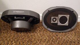 Ts-v69 Pioneer Vintage Car Speakers Pair 3-way 150w 4 Ohm