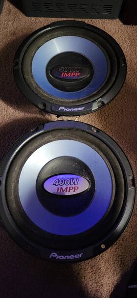 Ts-w10c Pioneer Ts-w12c 2 -pioneer 4 Ohm