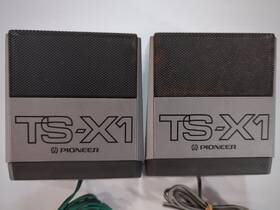 Ts-x1 Pioneer Vintage Car Auto Stereo 1 Way Speakers Pair 20 Watt 4 Ohms Working