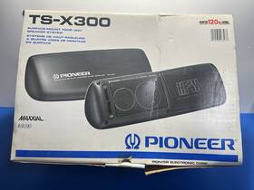 Ts-x300 Pioneer 4-way Surface Mount Car Speakers 120w Made In Japan