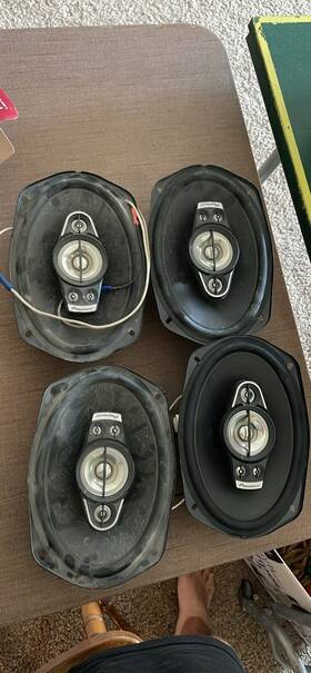 Ts-a6970f Pioneer Tsa6970f Set Of 4 300 Watts 6 Inch X 9 4-way Coaxial Car Audio Speakers