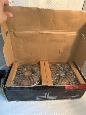 Polk Audio Db675 Coaxial Speakers 6 3/4 Inch Brand New Open Box