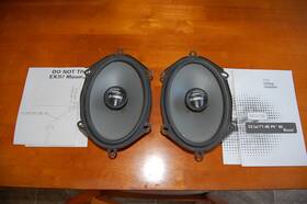 Ex357 Polk 5 Inch X 7 Coaxial Speaker Pair With Manual Old School 180 Watt