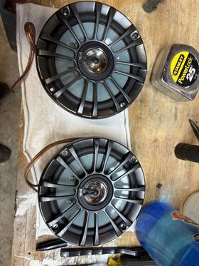 Gxr6 Polk Pair Of 6.5 Inch 2-way Coaxial Car Truck Motorcycle Speakers