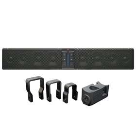 Powerbassbdl211029-03 Powerbass 8 Speaker Amplified Soundbar With Square Bar Mounting Compatible Wi