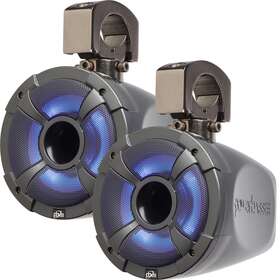 Xl-pod6lr-uob-k Powerbass Xl-pod6lr - 6.5 Inch Long Range Pod System With Rgb Led Pair Open Box