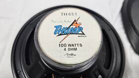 Th651 Precision Audio Thump 6 Inch Car Speaker 100w 4 Ohm With Grille Untested