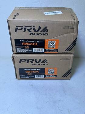 8mr450a Prv Audio 2x 8 Inch Midrange Alto Series Speakers 900w Ohms 8mr Mid