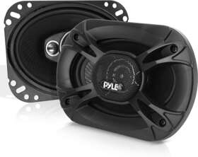 Pl4163bk Pyle 3-way Universal Car Stereo Speakers - 300w 4 Inch X 6 Triaxial Loud New