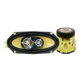 Plg41.3 Pyle 4 X 10 Inch 3 Way 300 Watt Car Audio Stereo Coaxial Speakers Pair Used