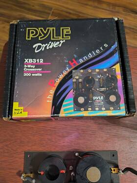 Xb312 Pyle Driver / 3 Way Crossover 300 Watts Made In Usa