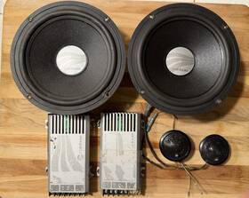 Rainbow Audio Cs255 Profi Kickbass 6.5 Inch Component Set Rare