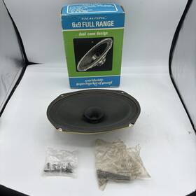40-1269c Realistic Full Range Speaker 6 Inch X9 Dual Cone Model Radio Shack Vintage