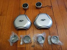 4401x Rockford Fosgate Rare Old School Fanatic Q Fnq Aluminum Dome Tweeters