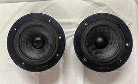 Fno2405 Rockford Fosgate Rare Old School Fanatic O Midrange 5 1/4 Inch Speakers