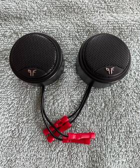 Fnx2401 Rockford Fosgate 2 Fanatic 1 Inch Tweeters 4ohm Vintage Used