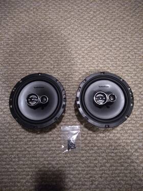 P163 Rockford Fosgate 2 Punch Series 6-3/4 Inch 3-way Car Speakers