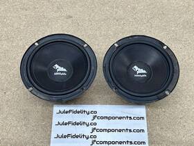 Rfa-64 Rockford Fosgate Rare 6 Inch Audiophile Woofer 4ohm Old School