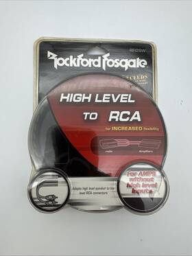 Rfif2sw Rockford Fosgate High Level To Rca Speaker Line Adapter