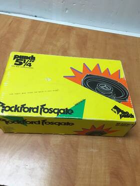 Sp-54tw Rockford Fosgate Vintage Punch 5-1/4 Inch Midrange Auto Loud Speakers 90s