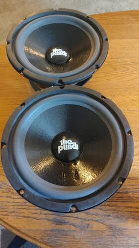 Sp-88 Rockford Fosgate Sp88 Vintage The Punch 8 Inch Subwoofers Rare Refoamed