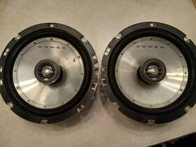 T162c Rockford Fosgate 1 Has Crack Rare Old School Power Car Stereo Speakers