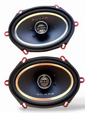 120wtts Rockfordfosgate P1572c Punch Red 5 Inch X 7 Car Audio Coaxial Speakers Peak