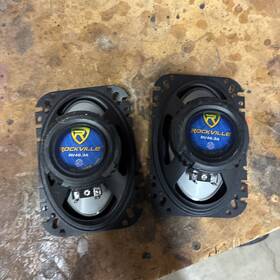 Rv46.3a Rockville 3-way 4x6 Car Speakers 35w Rms 4 Ohms