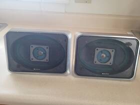 Sp768 Sanyo Vintage Auto Speaker System Audio Spec Coaxial 20oz. Model