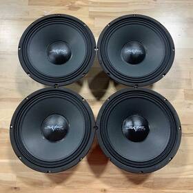 Fsx10-8 Skar Audio 4fsx108 4 Used 10 Inch 300 Watt Max Power 8 Ohm Mid-range Speakers