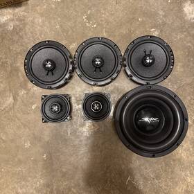 Ix-8d4 Skar Audio Rpx65 Used Speakers And Subwoofer 3 2 Rpx4 1