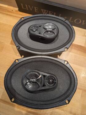 Rpx69 Skar Audio Scar 6x9 Three-way Car Coaxial Speakers