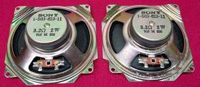 1-503-823-11 Sony 2 Speakers 3.2 Ohm Watt Tested
