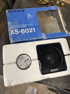 Xs-6021 Sony Nos Vintage Car Speakers