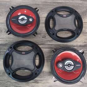 Xs-r1311 Sony Xs-r1310 Xplod 160w 5 Inch 3-way Coaxial Speakers Set Of 2 With Face Plates