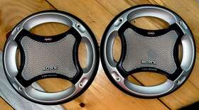 Xs-r1610 Sony 5.25 Inch Xplod 3 Way Speaker Covers Replacement Grills Fits V1330 V Series