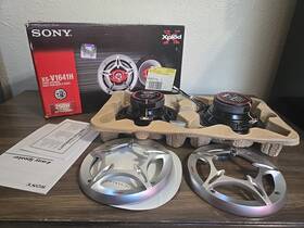 Xs-v1641h Sony 3 4-way Speaker 6.5 Inch Xplod 250w Peak Power 65w Rated Auto Vgc