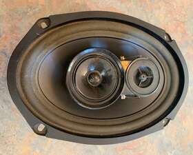 12-1769 Speakers Radio Shack Optimus 6x9 Inch 3-way Car 120 Watts Rms 4 Ohm Vintage