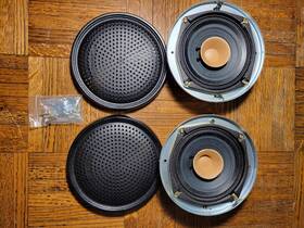 12-1845 Speakers Vintage Realistic Car