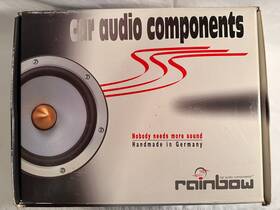 365p Speakers Rainbow Cs Vanadium 3 Way 6.5/4 Drivers And X Over No Tweeters Incomplete