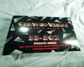 Ss-502 Speakers Cerwin Vega 5 1/4 Stealth Series