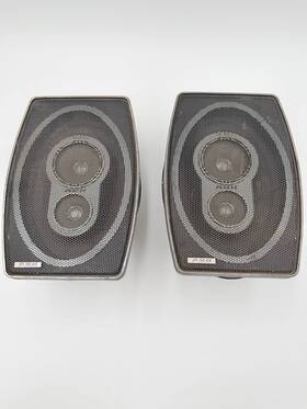 Tryvox-20 Speakers Vintage Audiovox Traixal Car Pair 4 Ohm