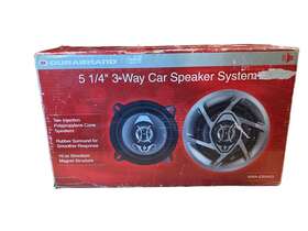 Wma-eb5403 Speakers Durabrand 5 1/4 Inch 3- Way Car Speaker System- 2 New In Box