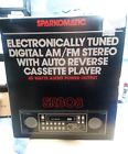 Sr308 Sparkomatic Vtg Nib Am Fm Stereo Cassette Tape Player Radio