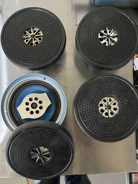 Sk-525-cx20 Stereo Expander 4 Vintage Speakers 5.25 Inch 5-1/4