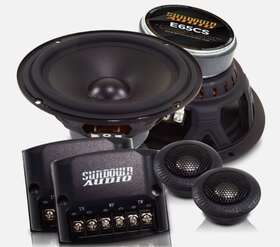 E-6.5cs Sundown Car Audio E-series 6.5 Inch 200w Peak 4 Ohm 2-way Component Speakers