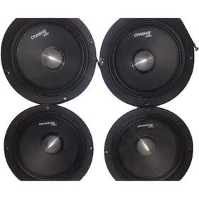 Mr6-4-bullet Timpano Set Of Four 6.5 Inch Midrange 150 Watts Rms - 4 0hm Speakers