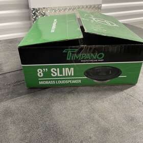 Tpt-mb8 Timpano 8 Inch Mid Bass Slim Shallow Pro / Car Audio Speaker 300w 4 Ohm