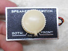 Unknown Vintage Nos Ratrod Hotrod Front Rear Both Speaker Control