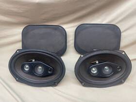 U-694m Urban Audio Works Vintage 4 Way 6x9 Deck Mount Car Auto Speakers Pair